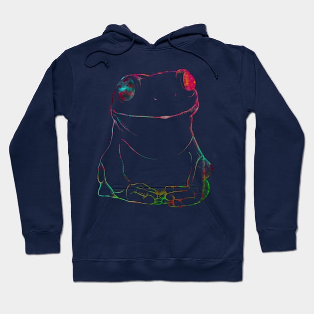 Polite Little Frog VIII Hoodie by Velvet Earth